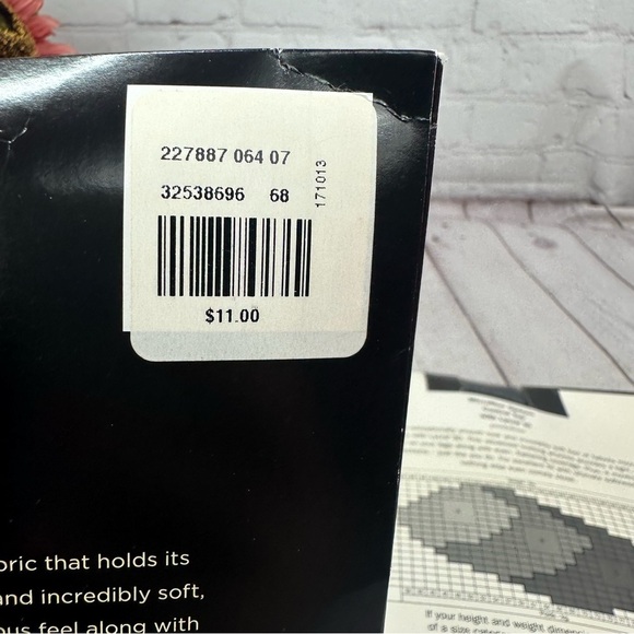 Talbots Microfiber Opaque Tights one grey one brown sz "C" new in package - Picture 4 of 6